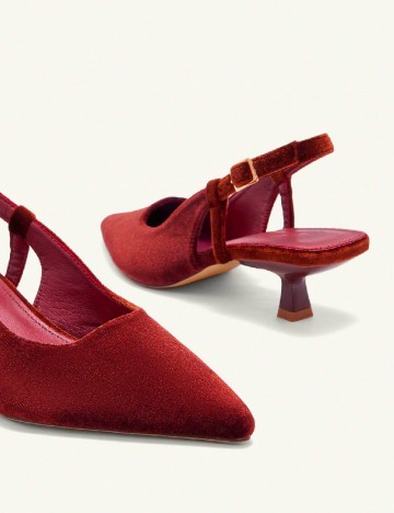 Pantofi Cuccoo, visiniu