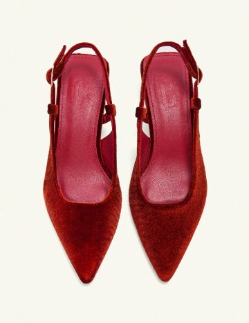 Pantofi Cuccoo, visiniu