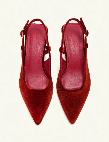 Pantofi Cuccoo, visiniu