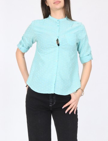 Camasa Zara, turcoaz