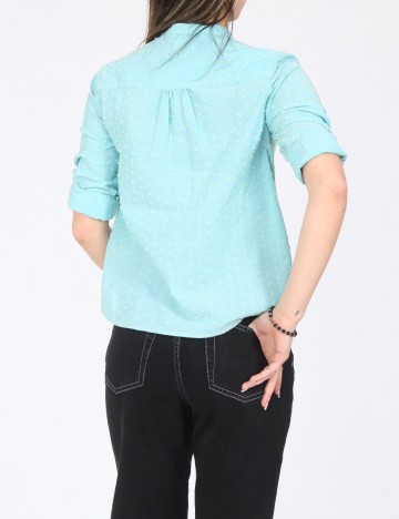 Camasa Zara, turcoaz