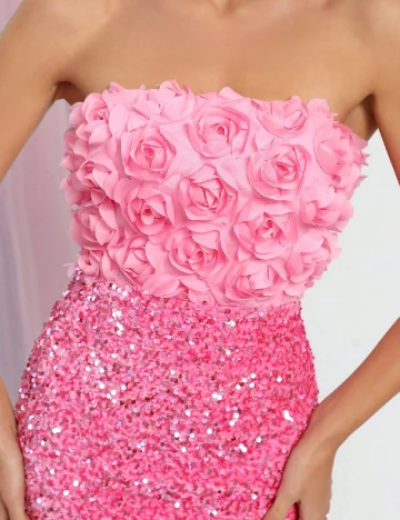 Rochie scurta Faeriesty, roz