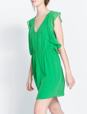 
						Rochie scurta Zara, verde