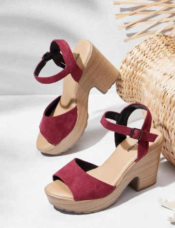 Sandale SHEIN, visiniu