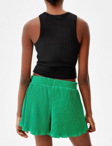 Pantaloni scurti Bershka, verde