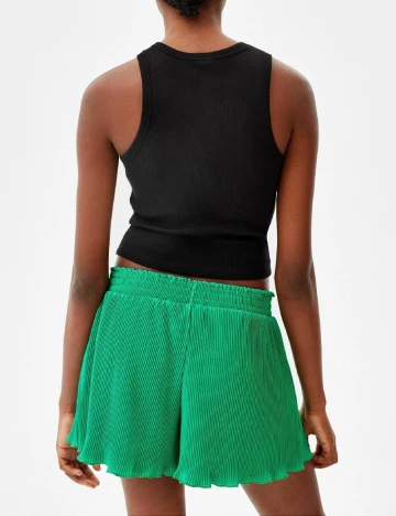 Pantaloni scurti Bershka, verde