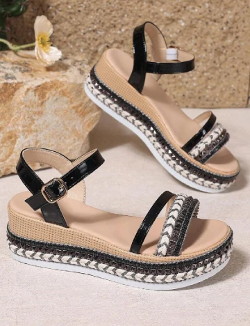 Sandale SHEIN, negru