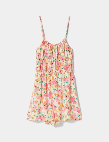 Salopeta Bershka, floral print