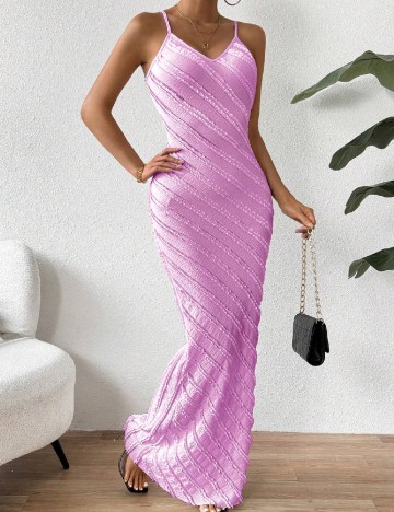 
						Rochie lunga SHEIN, roz