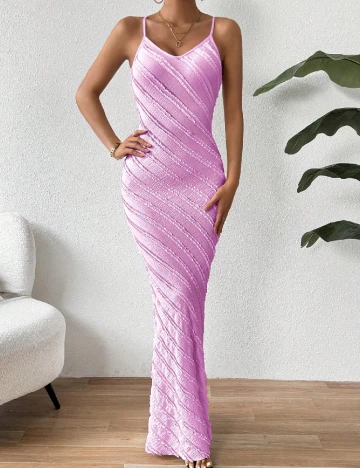 Rochie lunga SHEIN, roz