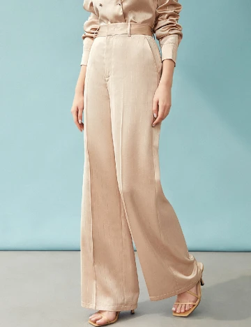 Pantaloni MOTF, crem