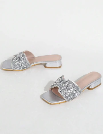 Saboti SHEIN, argintiu