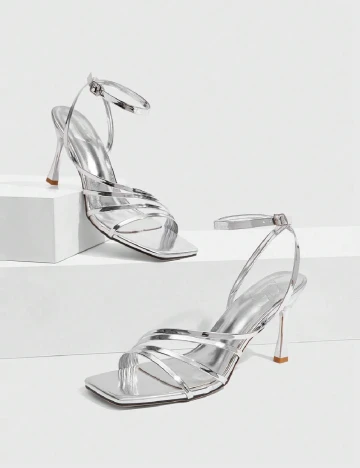 Sandale Cuccoo, argintiu