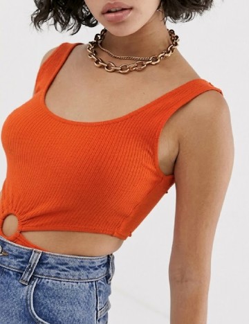 Body Bershka, portocaliu