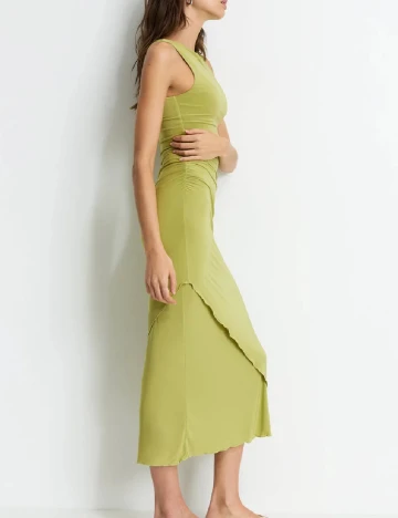 Rochie medie Pull&Bear, verde