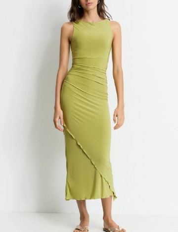 
						Rochie medie Pull&Bear, verde