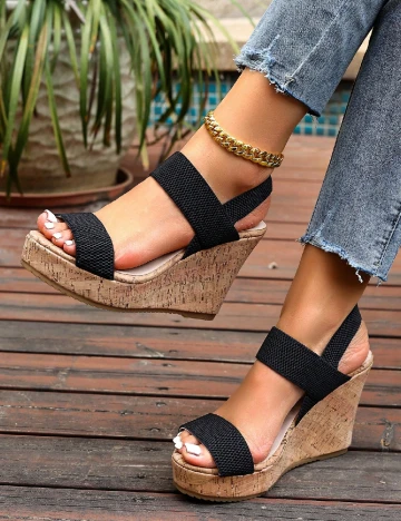 Sandale SHEIN, negru