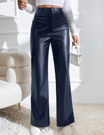 Pantaloni SHEIN, bleumarin