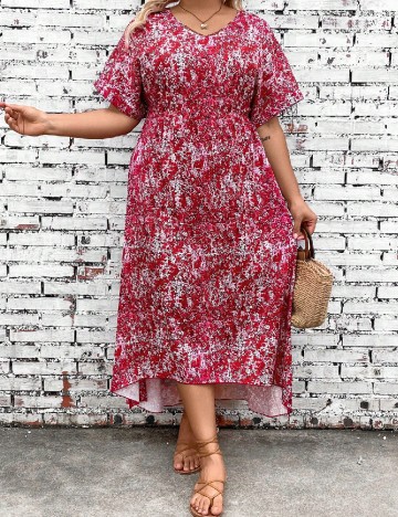 
						Rochie medie SHEIN CURVE, mix culori