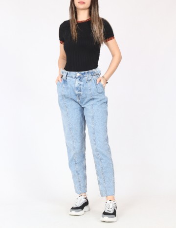 
						Blugi River Island, albastru