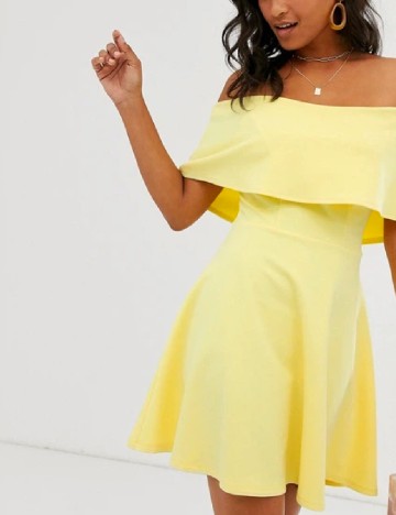 Rochie scurta River Island, galben