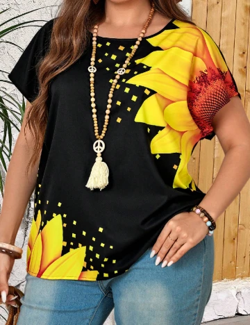 Bluza Emery Rose Curve, mix culori