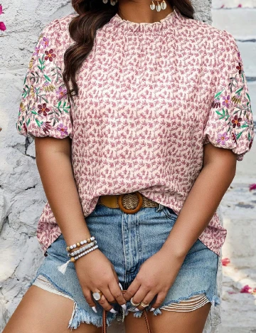 Bluza SHEIN CURVE, crem