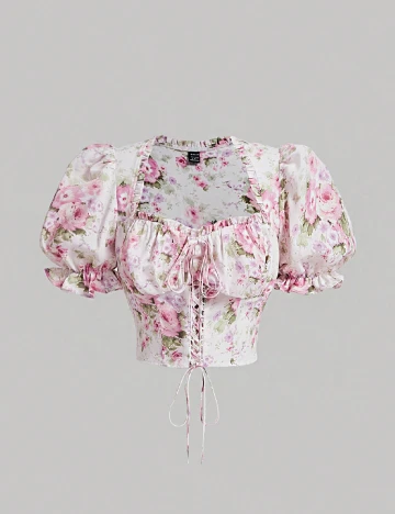 Top SHEIN, floral