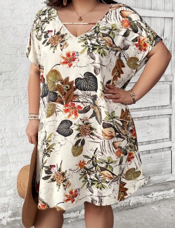 
						Rochie scurta SHEIN CURVE, crem