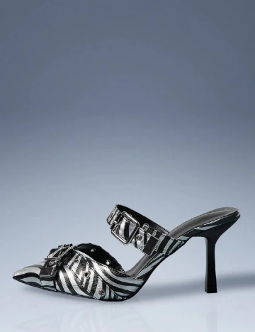 Saboti Cuccoo, argintiu/negru