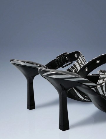 Saboti Cuccoo, argintiu/negru