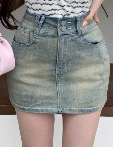 Fusta Dazy, albastru