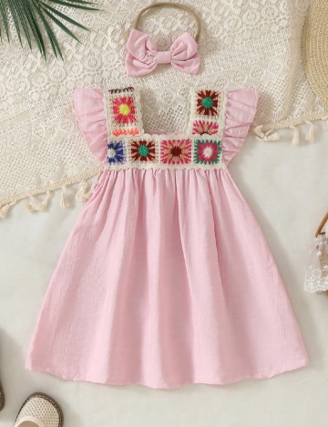 
						Rochie Shein Kids, roz