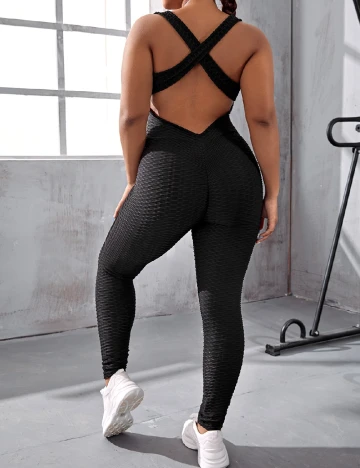 Salopeta SHEIN CURVE, negru