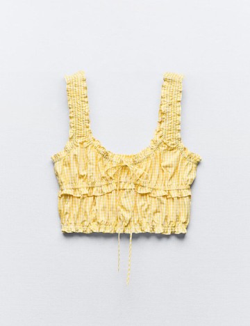 Top Zara, galben