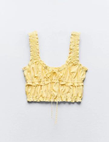 Top Zara, galben