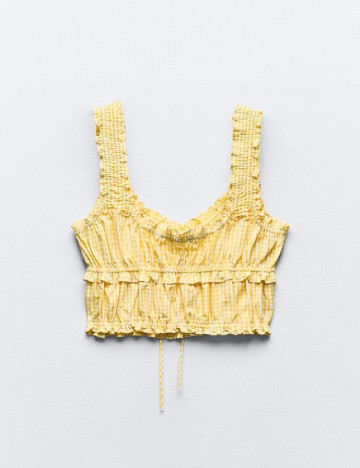 Top Zara, galben