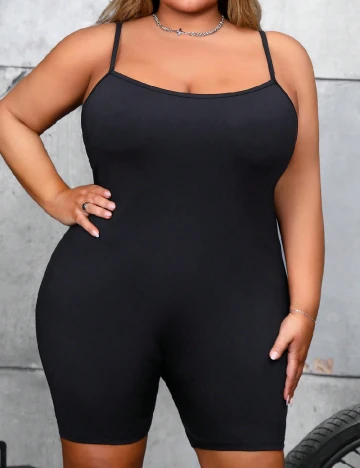 Salopeta SHEIN CURVE, negru