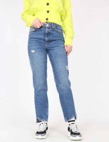 
						Blugi River Island, albastru