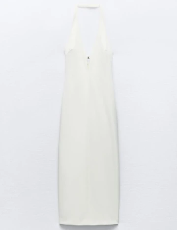 Rochie medie Zara, alb