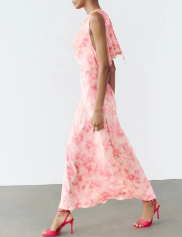Rochie lunga Zara, roz