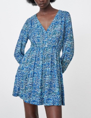 Rochie scurta Zara, albastru