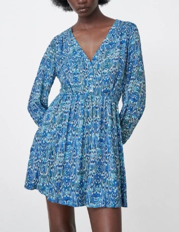 Rochie scurta Zara, albastru