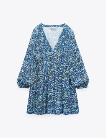 Rochie scurta Zara, albastru