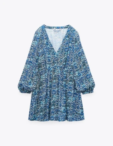 Rochie scurta Zara, albastru