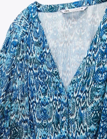 Rochie scurta Zara, albastru