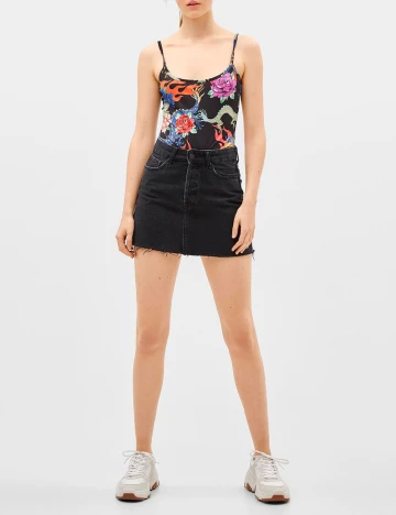 Body Bershka, negru