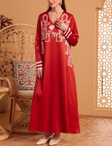 
						Rochie lunga SHEIN, rosu