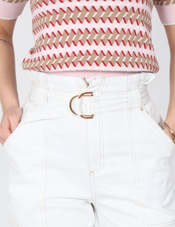 Pantaloni River Island, alb