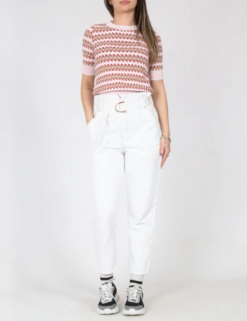 Pantaloni River Island, alb